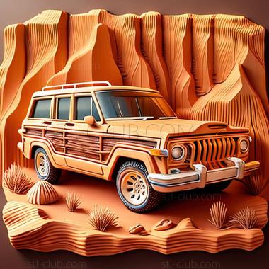 3D мадэль Jeep Wagoneer (STL)